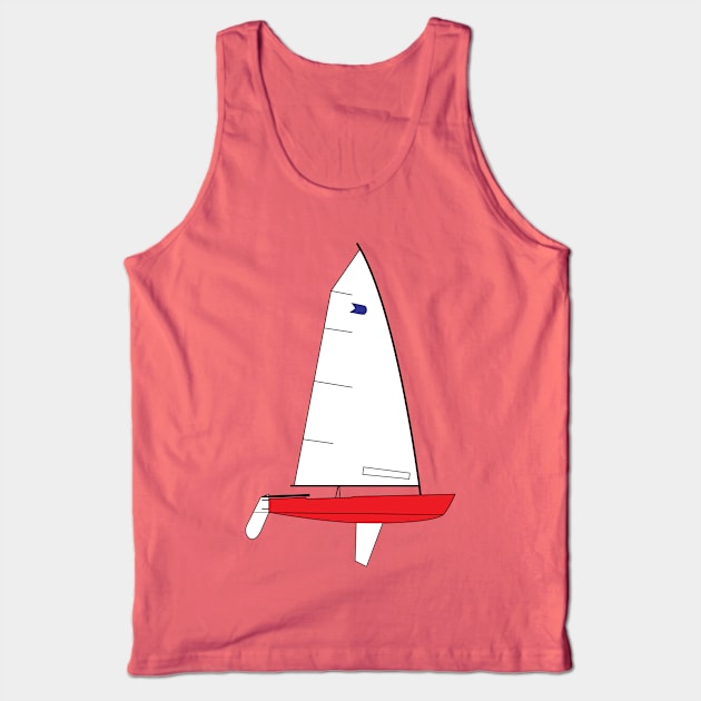 OK Dinghy Sailboat Tank Top by CHBB